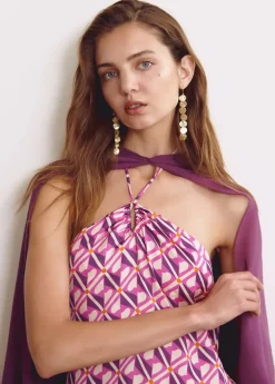 Brownie Spain Shawl Liso Berenjena-Mujer Otros Accesorios