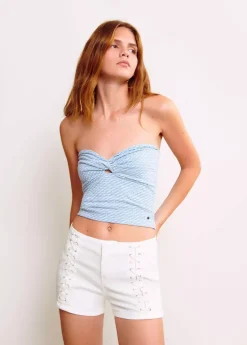 Brownie Spain Short Cuerdas Frontales-Mujer Pantalones