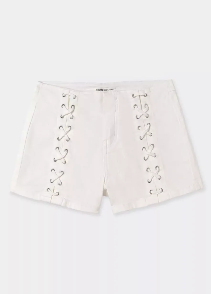 Brownie Spain Short Cuerdas Frontales-Mujer Pantalones