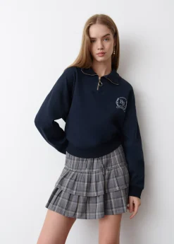 Brownie Spain Sudadera Cremallera Bordado-Mujer Sudaderas