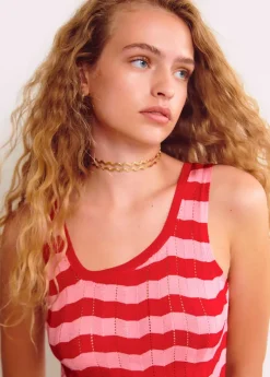 Brownie Spain Top Andy Tirantes Rayas-Mujer Tops