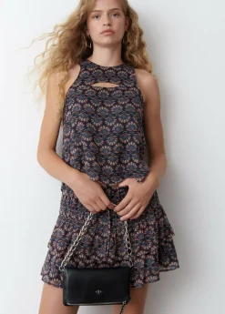 Brownie Spain Top Estampado Indio Lurex Cut Out-Mujer Tops