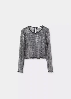 Brownie Spain Top Malla Brillos-Mujer Tops