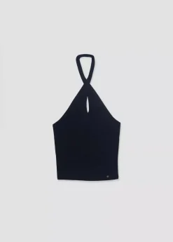 Brownie Spain Top Punto Cruzado Cuello-Mujer Tops