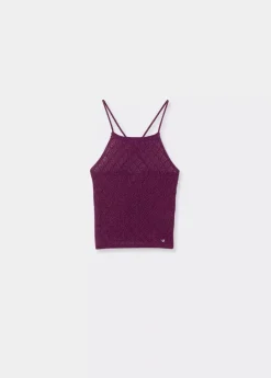 Brownie Spain Top Punto Hilo Metalizado-Mujer Tops