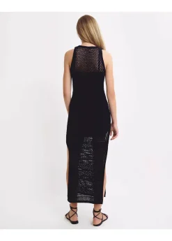 Brownie Spain Vestido Calado Largo-Mujer Vestidos