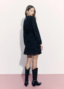 Brownie Spain Vestido Engomado Dobby-Mujer Vestidos