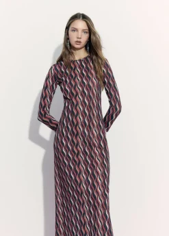 Brownie Spain Vestido Estampado Ondas-Mujer Vestidos