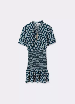 Brownie Spain Vestido Gomas Etnico Abalorios-Mujer Vestidos