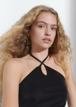 Brownie Spain Vestido Halter Cruzado-Mujer Vestidos