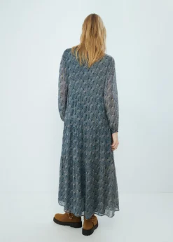 Brownie Spain Vestido Largo Estampado-Mujer Vestidos