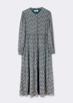 Brownie Spain Vestido Largo Estampado-Mujer Vestidos