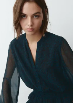 Brownie Spain Vestido Largo Mancha Animal-Mujer Vestidos