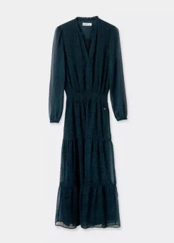 Brownie Spain Vestido Largo Mancha Animal-Mujer Vestidos