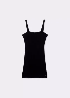 Brownie Spain Vestido Punto Cuello Cuadrado-Mujer Vestidos