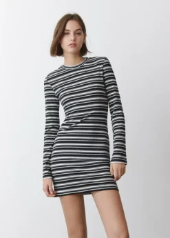 Brownie Spain Vestido Rayas Manga Larga-Mujer Vestidos