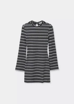 Brownie Spain Vestido Rayas Manga Larga-Mujer Vestidos