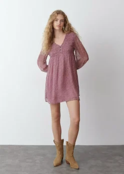 Brownie Spain Vestido Smock Pecho Suelto-Mujer Vestidos